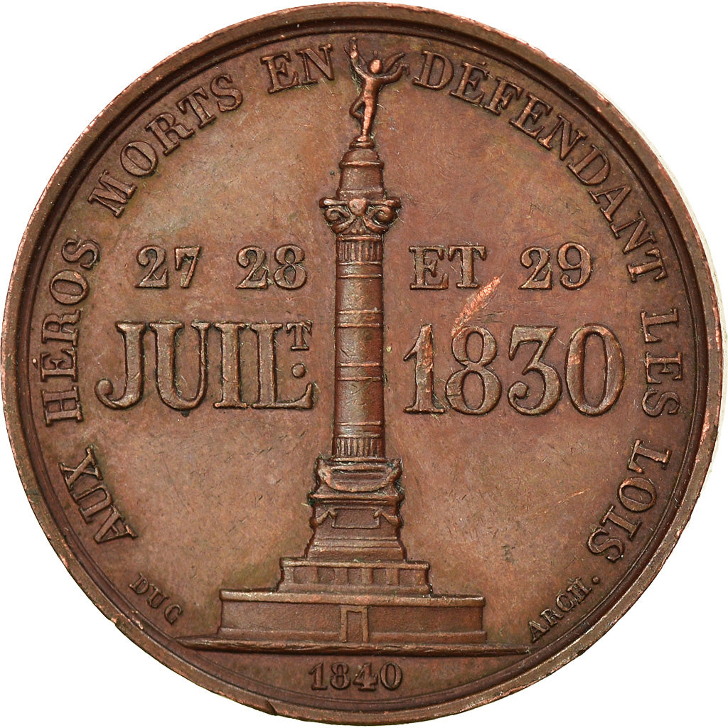 France, Token, Louis-Philippe Ier, les Trois Glorieuses, Paris, History, 1830