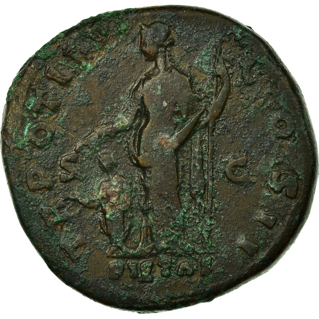 Coin, Marcus Aurelius, Sestertius, 161, Roma, EF(40-45), Copper, BMC:303