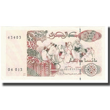 Nota, Argélia, 200 Dinars, KM:138, UNC(65-70)