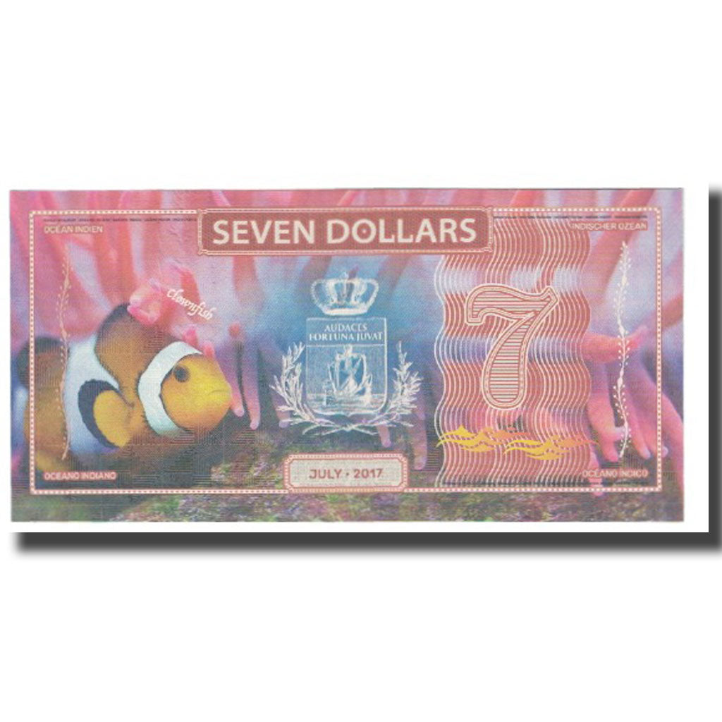 Banknot, Inne, 7 Dollars, 2017, 2017-07, INDIAN OCEAN, UNC(65-70)