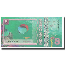 Banknot, Inne, 8 Dollars, 2017, 2017-08, INDIAN OCEAN, UNC(65-70)