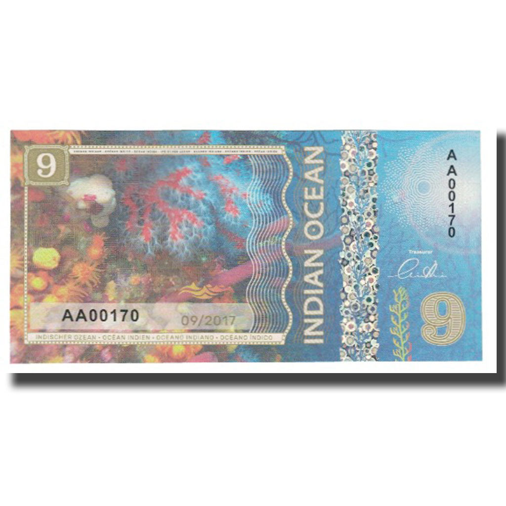 Nota, Outro, Dollar, 2017, 2017-09, INDIAN OCEAN, UNC(65-70)