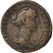 Coin, Faustina II, As, Roma, EF(40-45), Copper, Cohen:269
