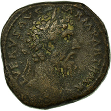Coin, Lucius Verus, Sestertius, Roma, VF(30-35), Copper, Cohen:214