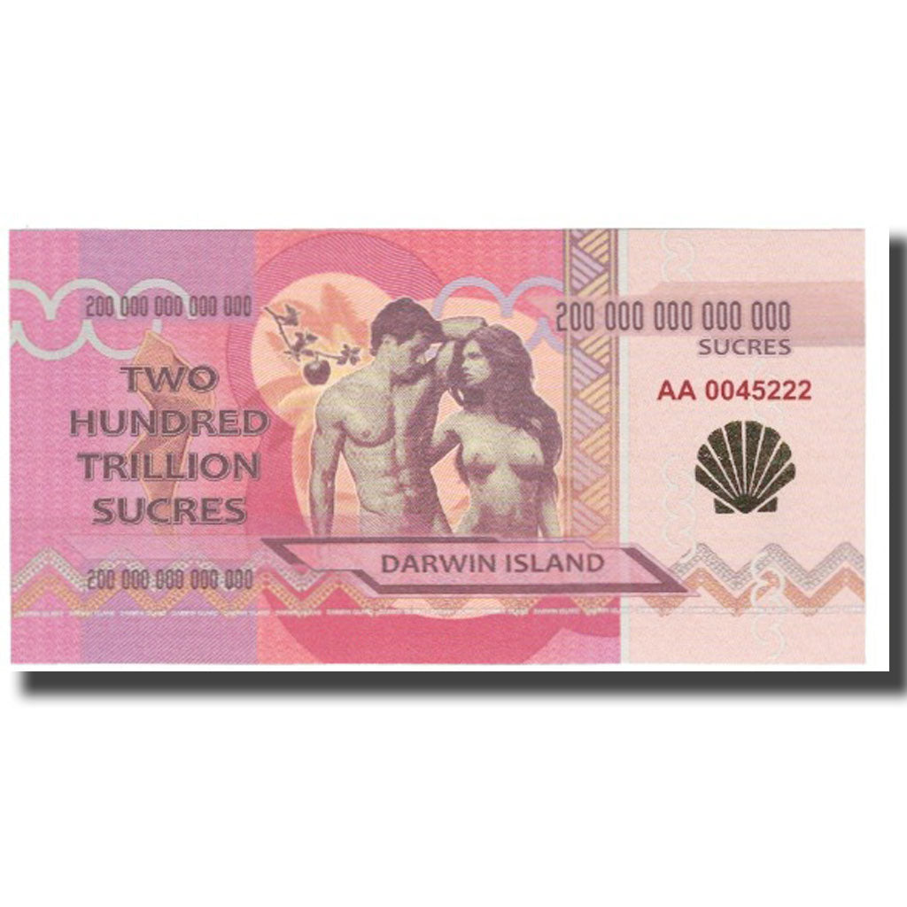 Geldschein, Ecuador, 2015, DARWIN ISLAND SUCRES, UNZ