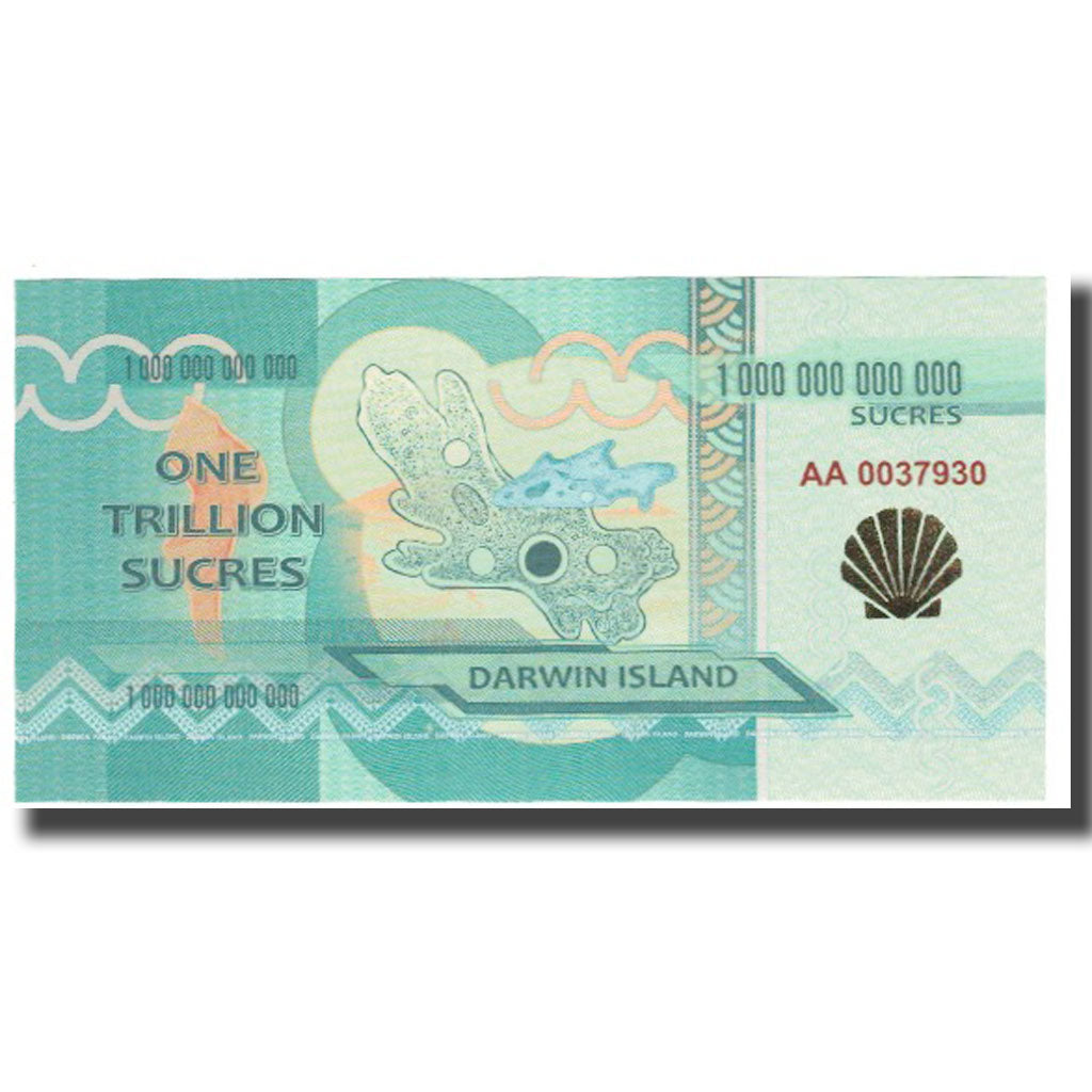 Banknote, Ecuador, 2015, DARWIN ISLAND SUCRES, UNC(65-70)