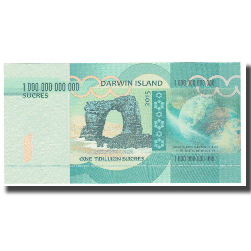 Banknote, Ecuador, 2015, DARWIN ISLAND SUCRES, UNC(65-70)