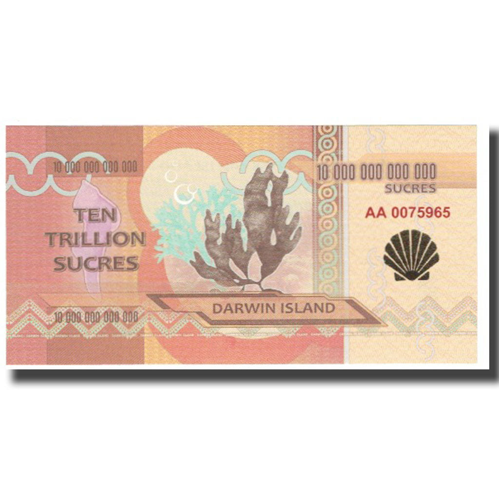 Banknote, Ecuador, 2015, DARWIN ISLAND SUCRES, UNC(65-70)