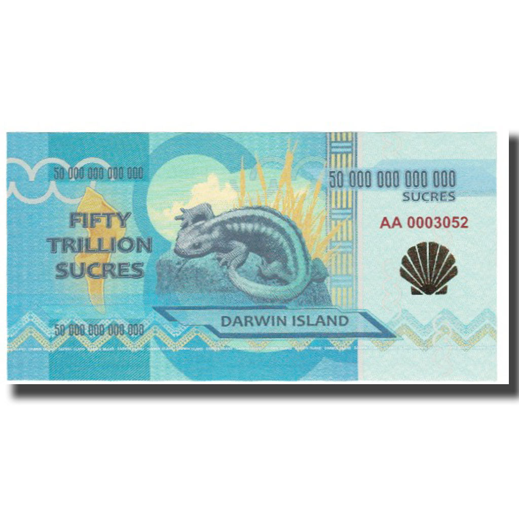 Banconote, Ecuador, 2015, DARWIN ISLAND SUCRES, FDS
