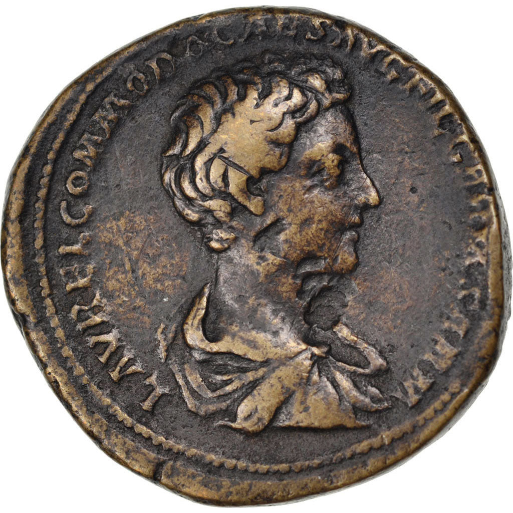 Commodus, Sestertius, Roma, EF(40-45), Copper, Cohen #712, 27.90