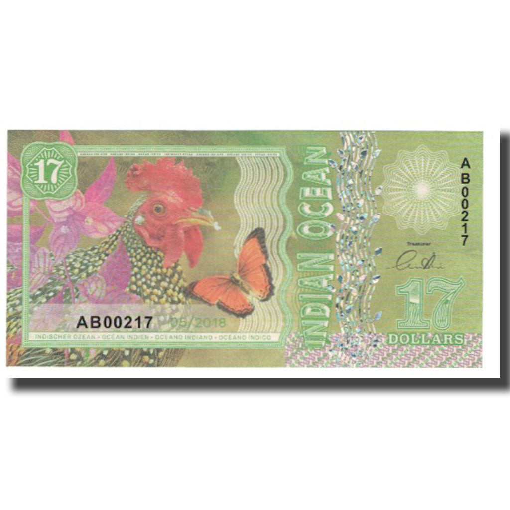 Banknote, United States, Dollar, 2018, 2018-05, INDIAN OCEAN, UNC(65-70)