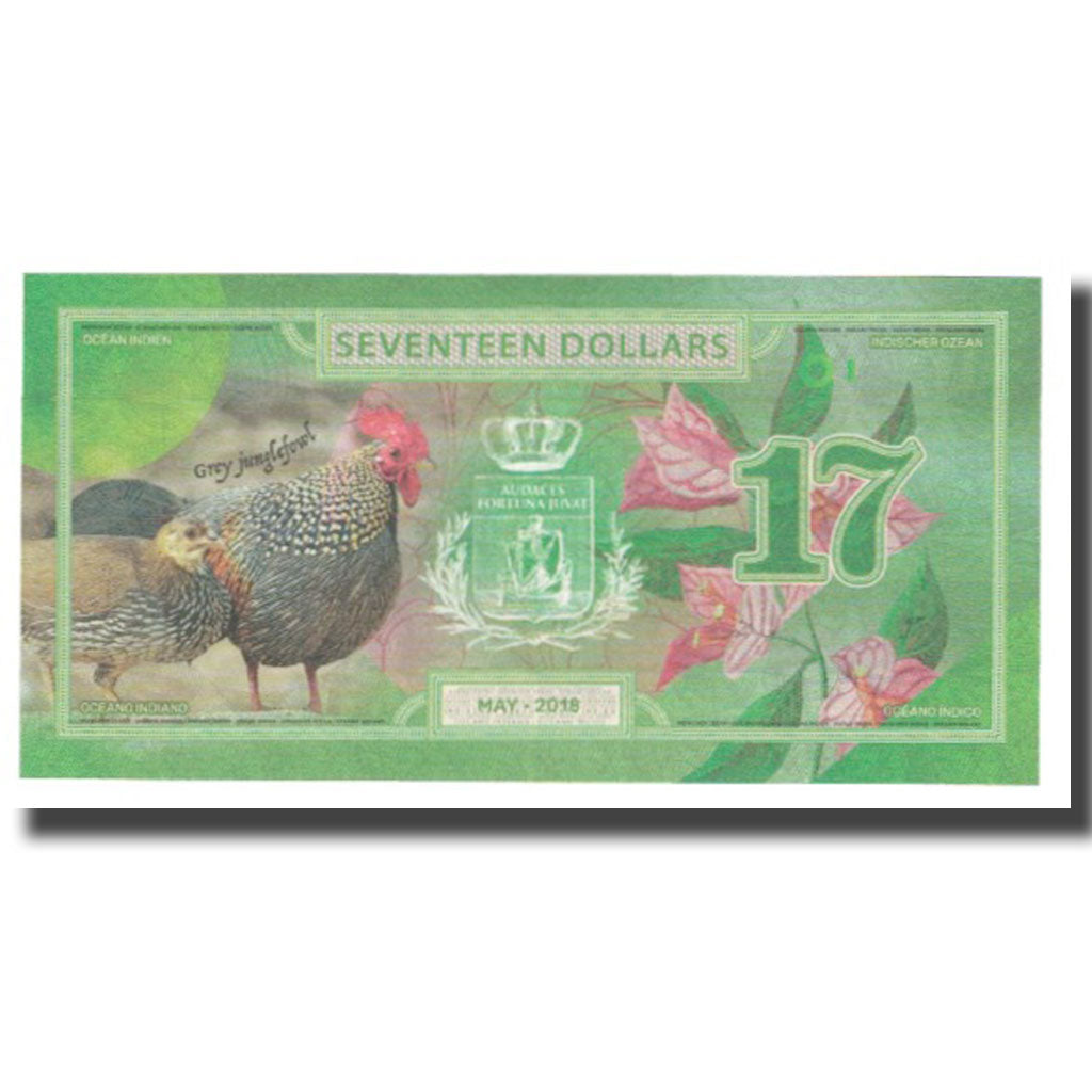 Banknote, United States, Dollar, 2018, 2018-05, INDIAN OCEAN, UNC(65-70)