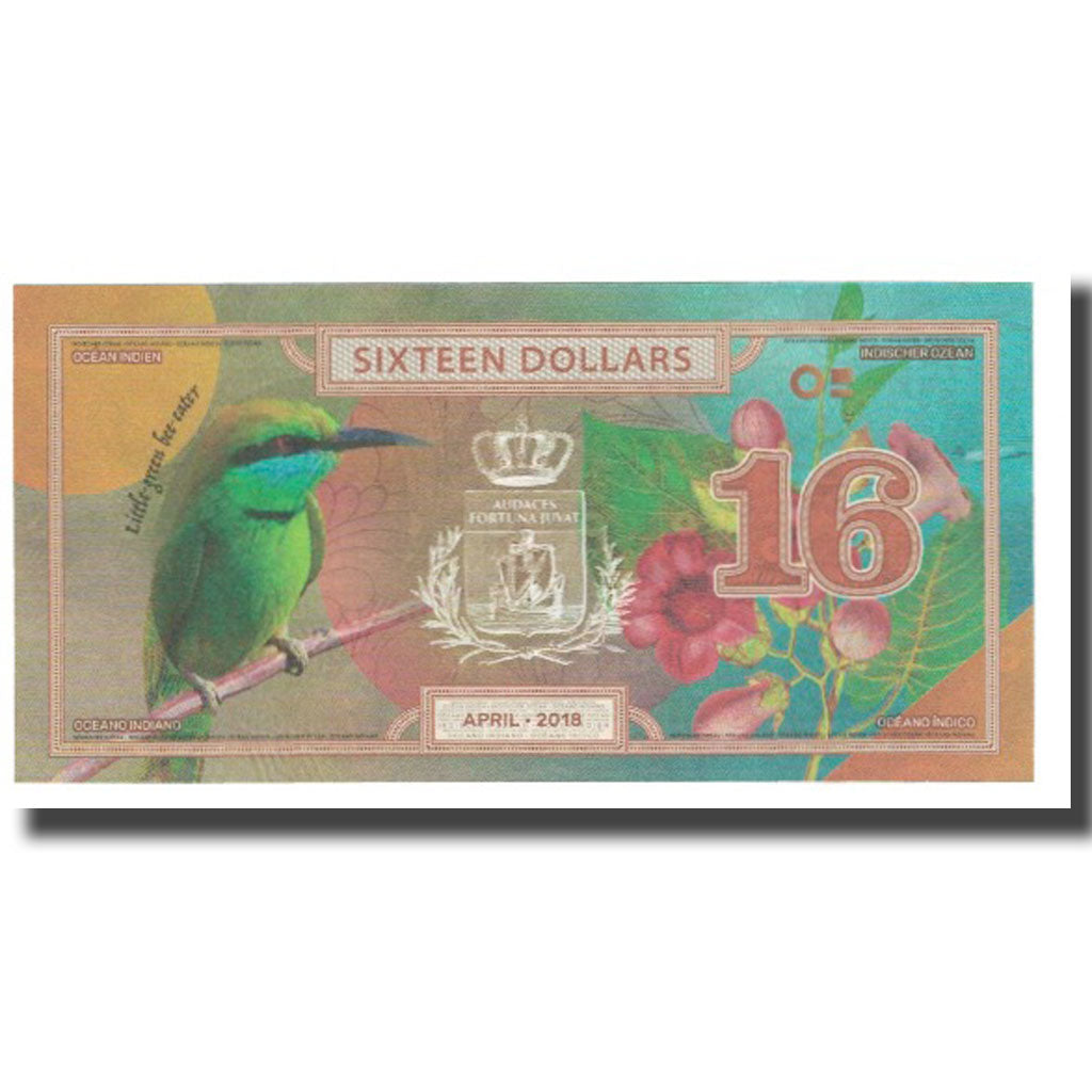 Banknote, United States, Dollar, 2018, 2018-04, INDIAN OCEAN, UNC(65-70)