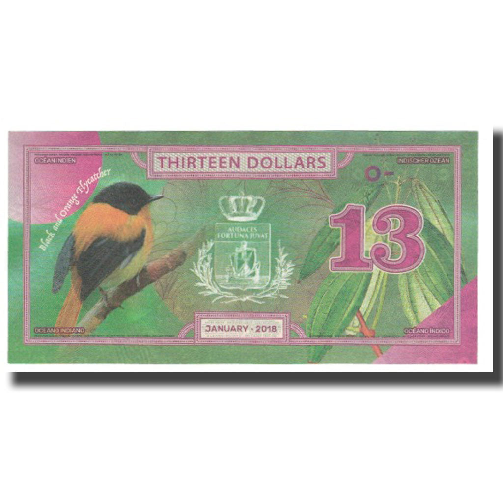 Banknote, United States, Dollar, 2018, 2018-01, INDIAN OCEAN, UNC(65-70)