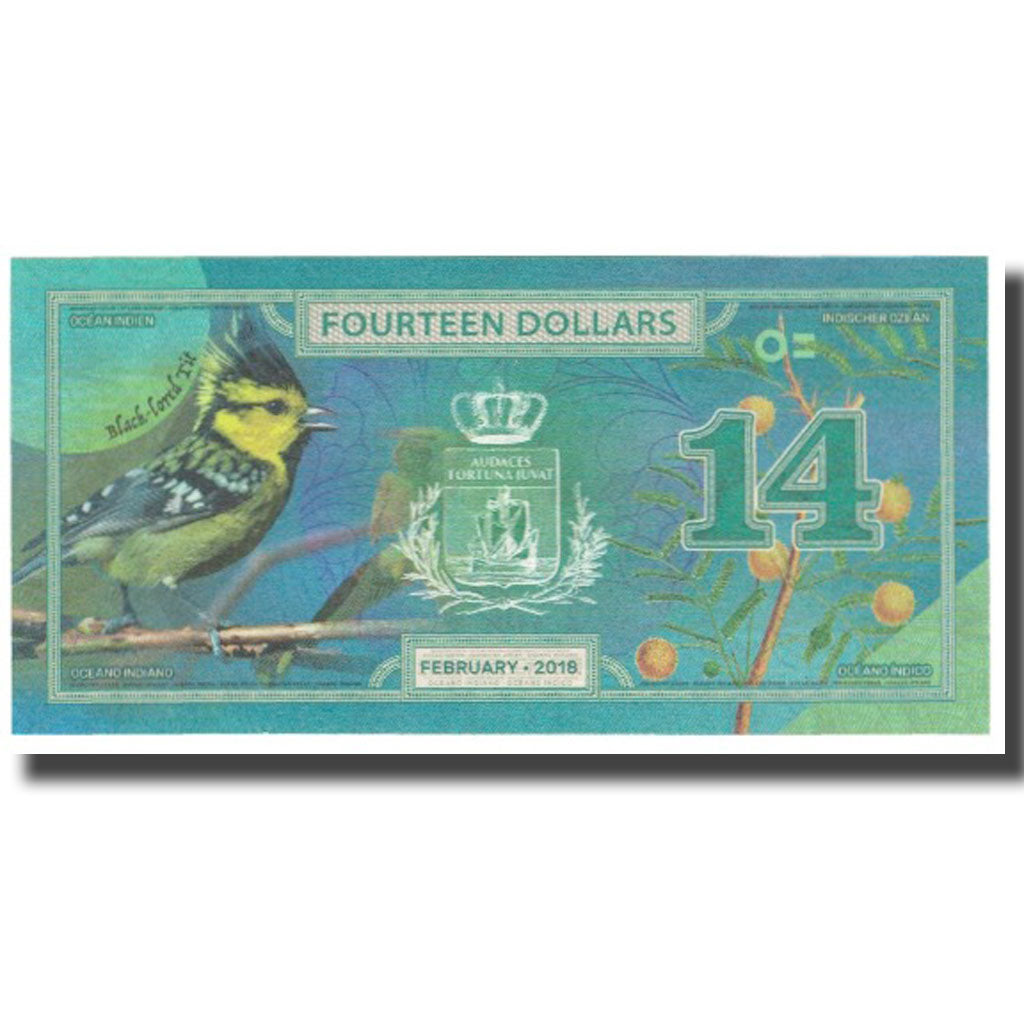 Banknote, United States, Dollar, 2018, 2018-02, INDIAN OCEAN, UNC(65-70)