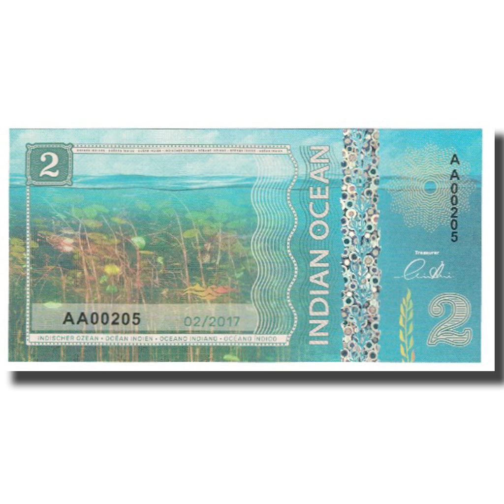 Billet, États-Unis, 2 Dollars, 2017, 2017-02, INDIAN OCEAN, NEUF