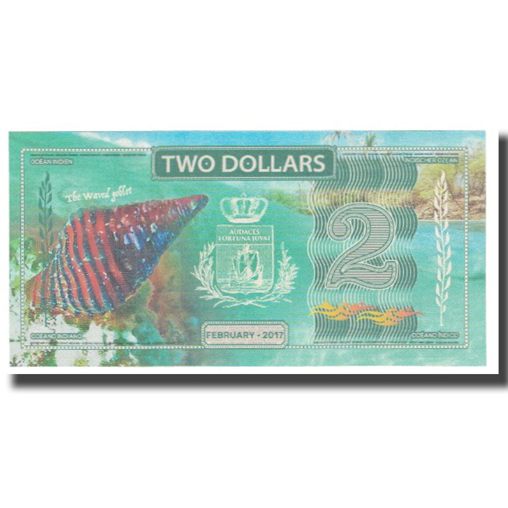Billet, États-Unis, 2 Dollars, 2017, 2017-02, INDIAN OCEAN, NEUF
