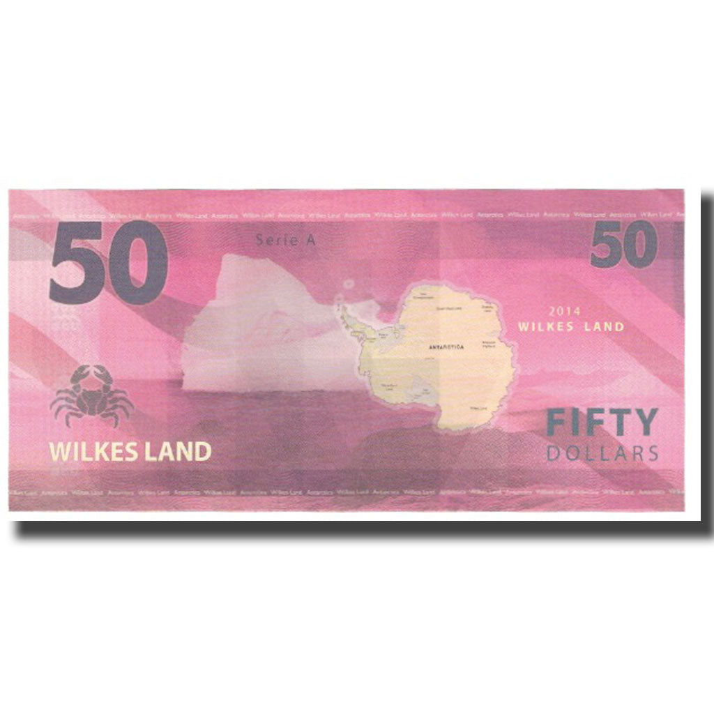 Banknot, Australia, 50 Dollars, 2014, WILKES LAND, UNC(65-70)