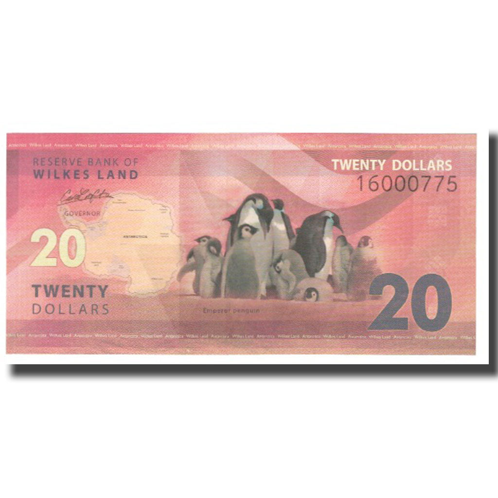 Banknot, Australia, 20 Dollars, 2014, WILKES LAND, UNC(65-70)
