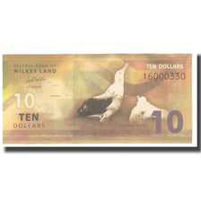 Nota, Austrália, 10 Dollars, 2014, WILKES LAND, UNC(65-70)