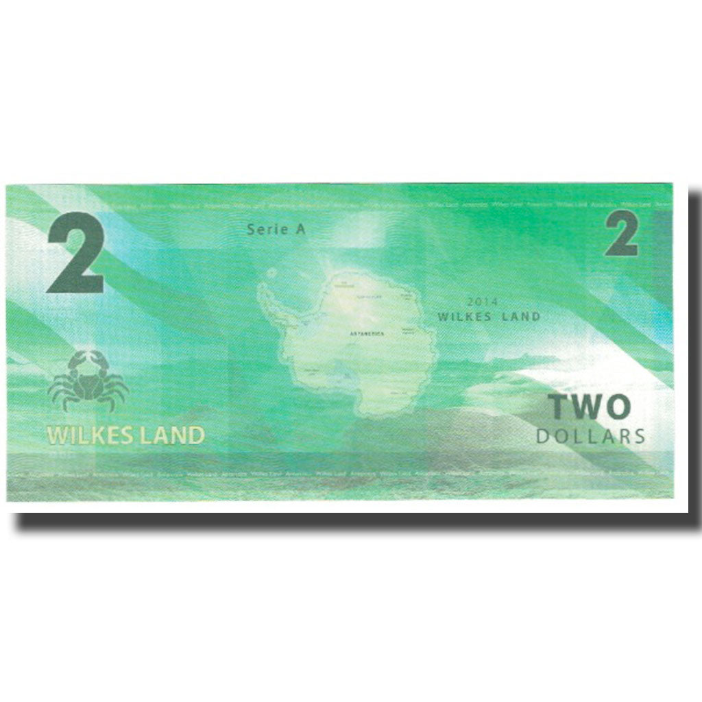 Banknot, Australia, 2 Dollars, 2014, WILKES LAND, UNC(65-70)