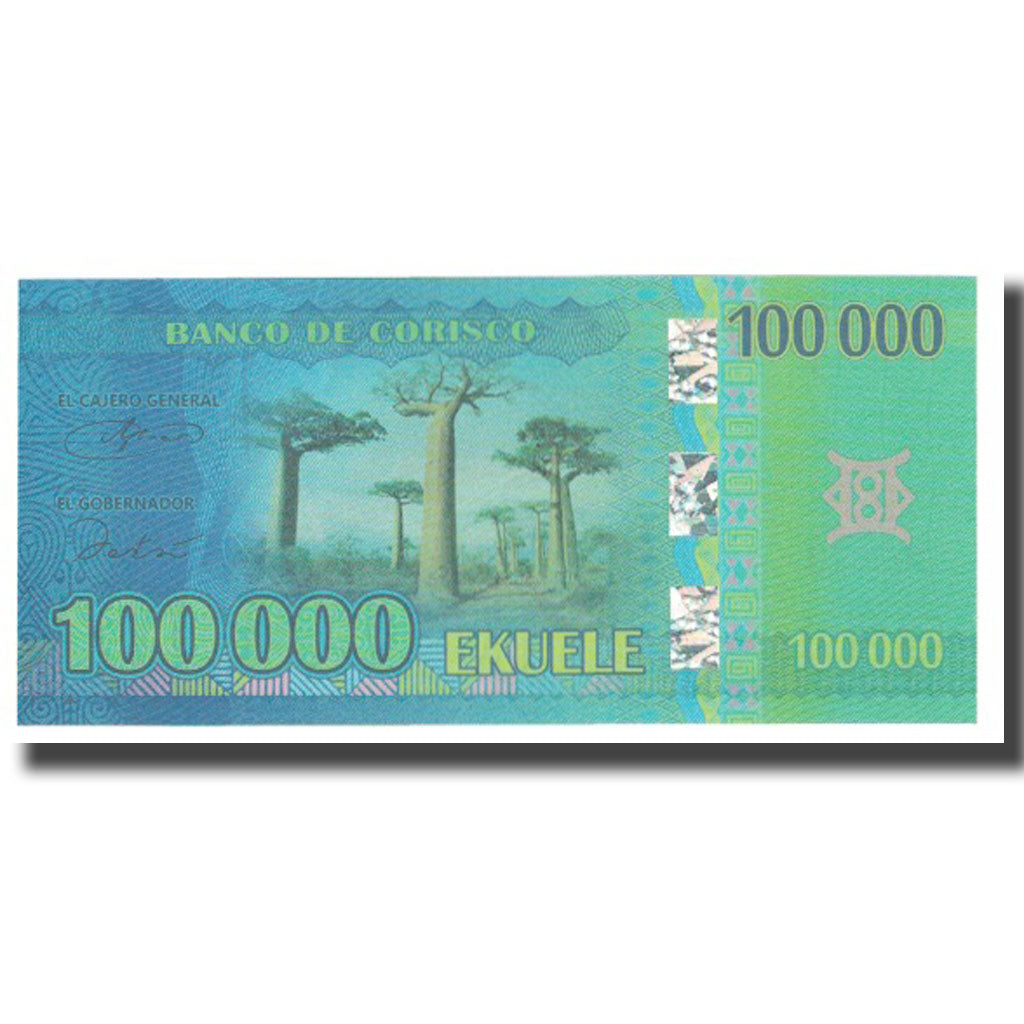 Banknot, Gwinea Równikowa, Ekuele, 2013, CORISCO, UNC(65-70)