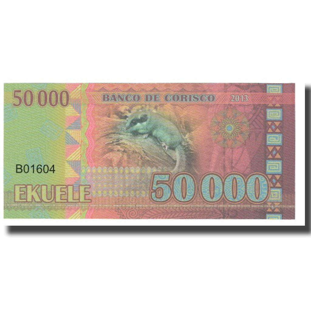 Billet, Equatorial Guinea, Ekuele, 2013, CORISCO, NEUF