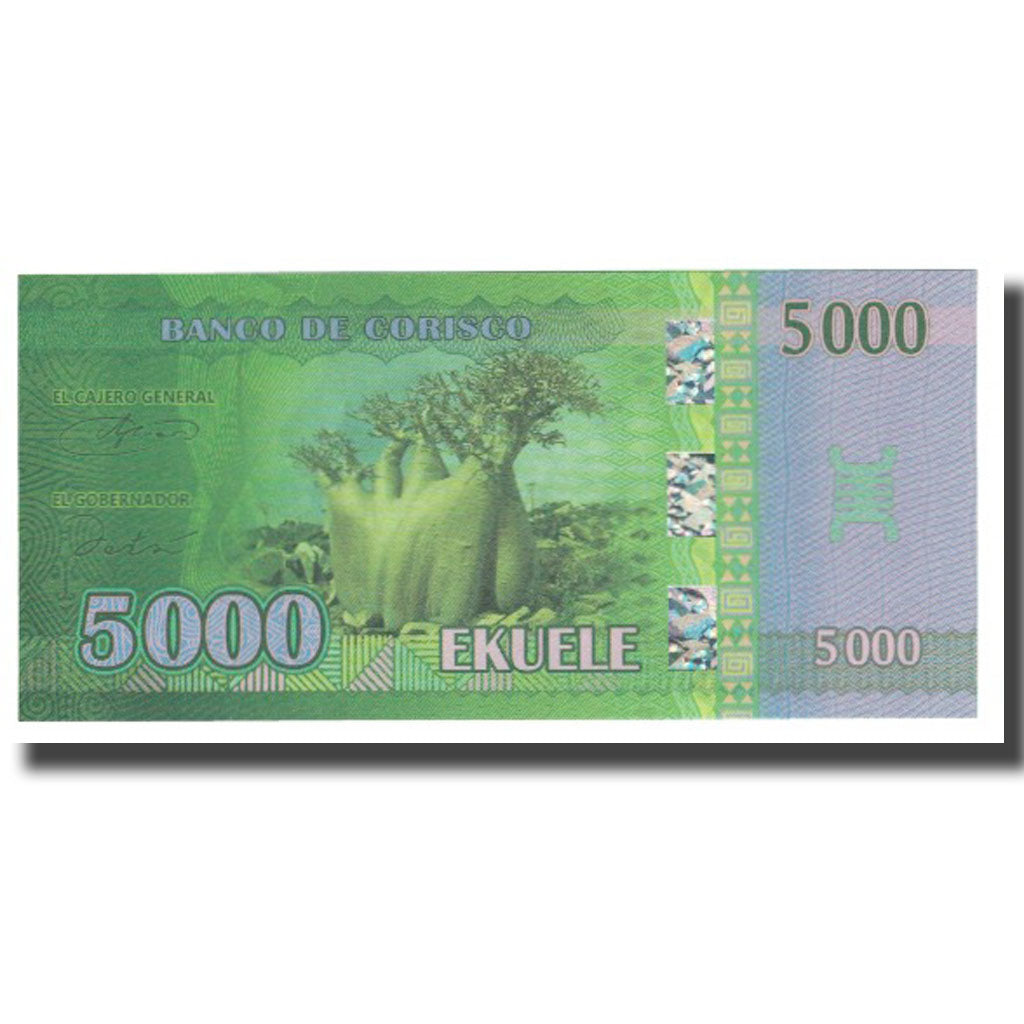 Banknote, Equatorial Guinea, Ekuele, 2013, CORISCO, UNC(65-70)