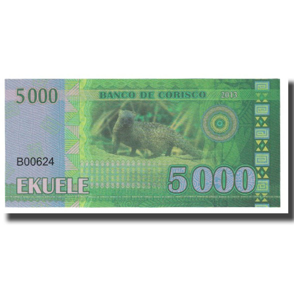 Banknote, Equatorial Guinea, Ekuele, 2013, CORISCO, UNC(65-70)