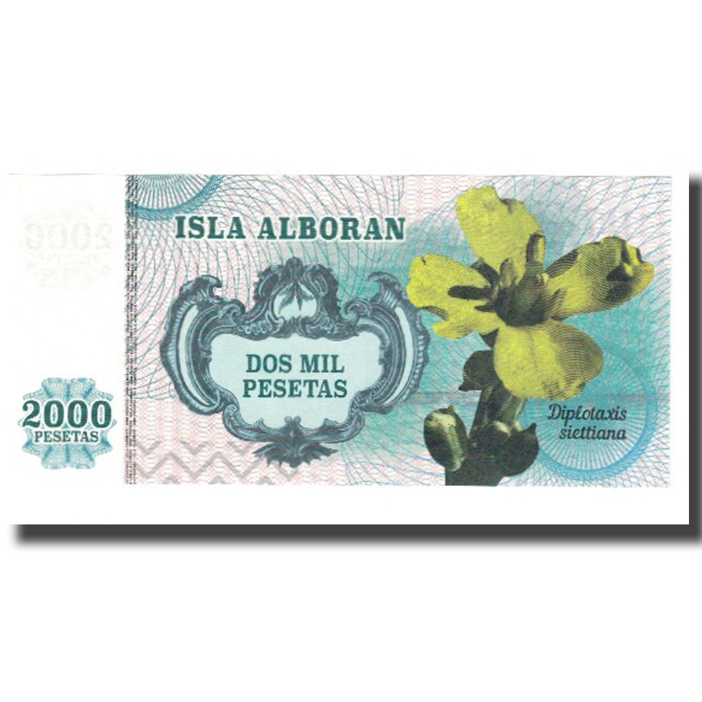 Banknot, Hiszpania, 2000 Pesetas, 2014, ISLA ALBORAN, UNC(65-70)