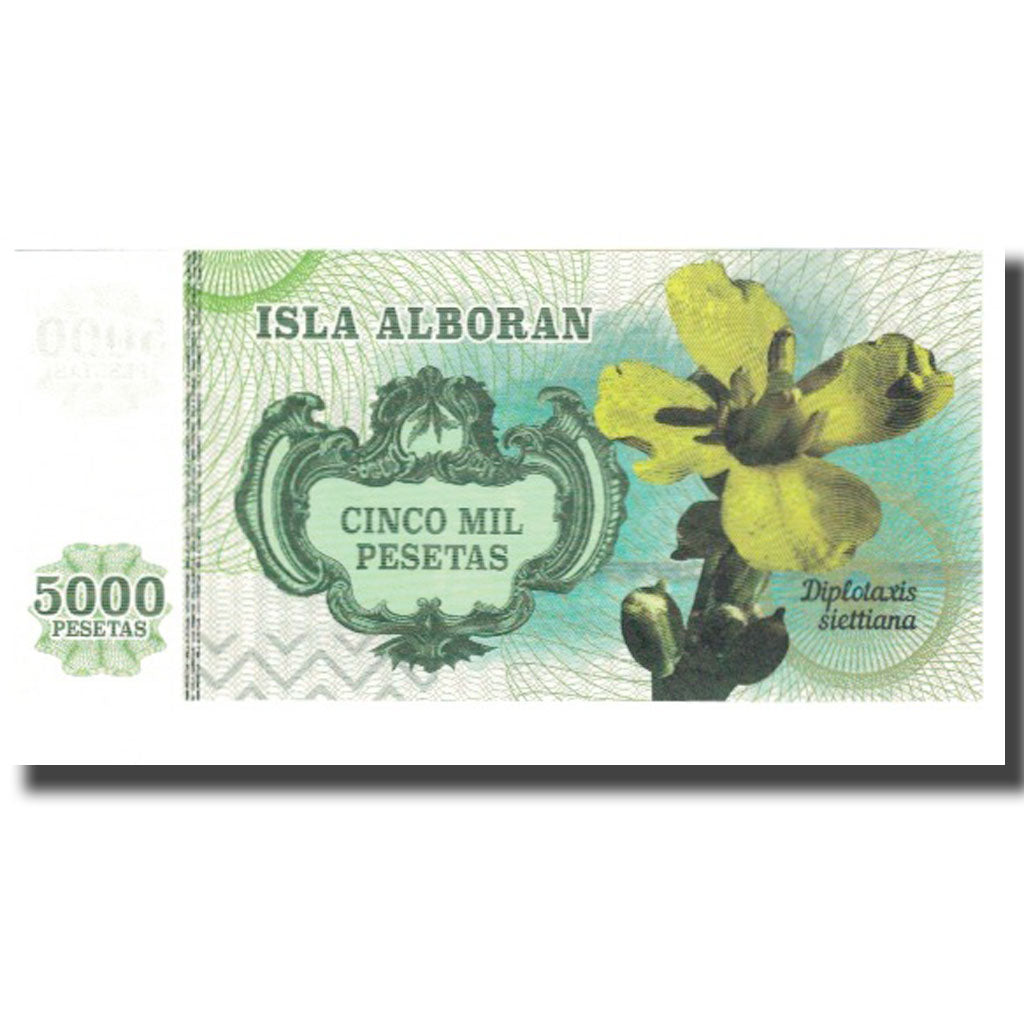 Banknot, Hiszpania, 5000 Pesetas, 2014, ISLA ALBORAN, UNC(65-70)