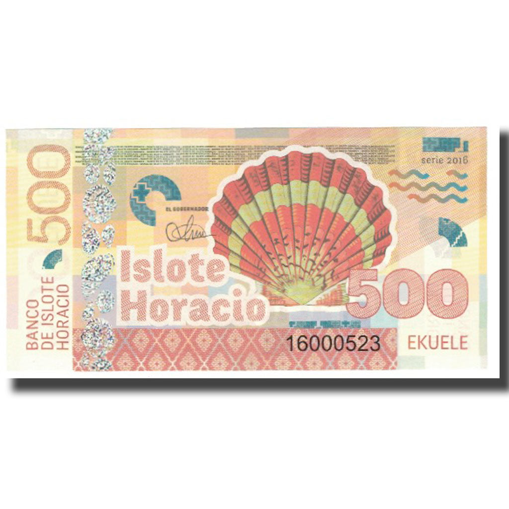 Nota, Guiné Equatorial, 500 Ekuele, 2016, UNC(65-70)
