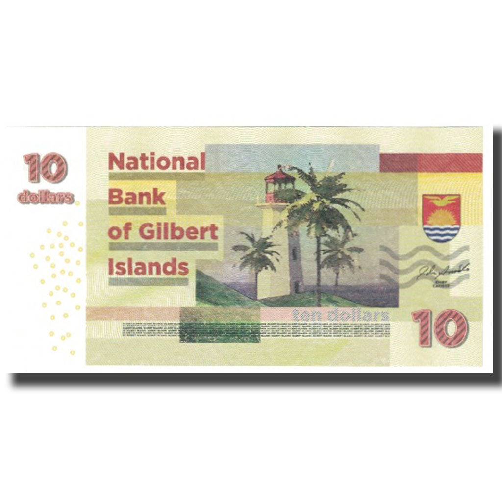 Billet, United Kingdom , 10 Dollars, 2015, GILBERT ISLAND, NEUF