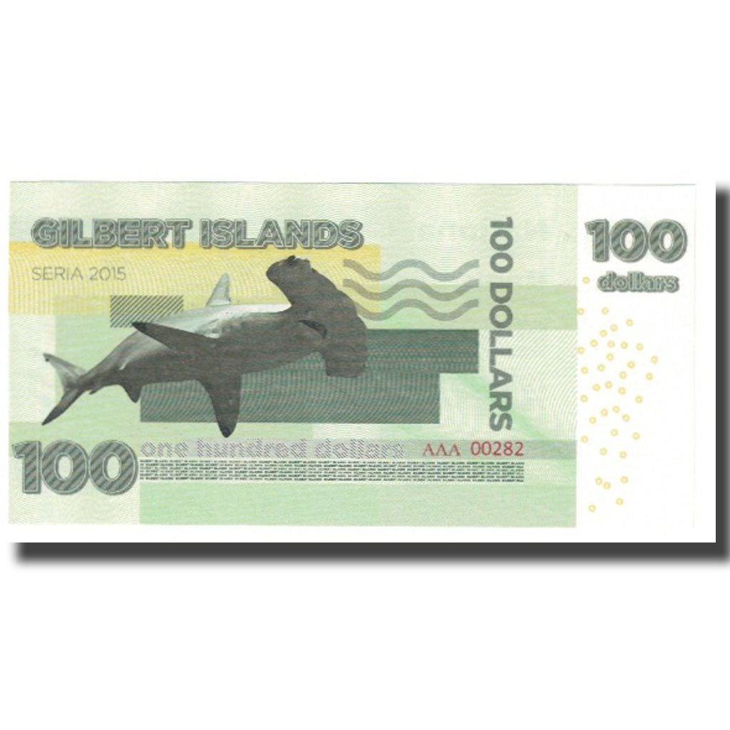 Billet, United Kingdom , 100 Dollars, 2015, GILBERT ISLAND, NEUF