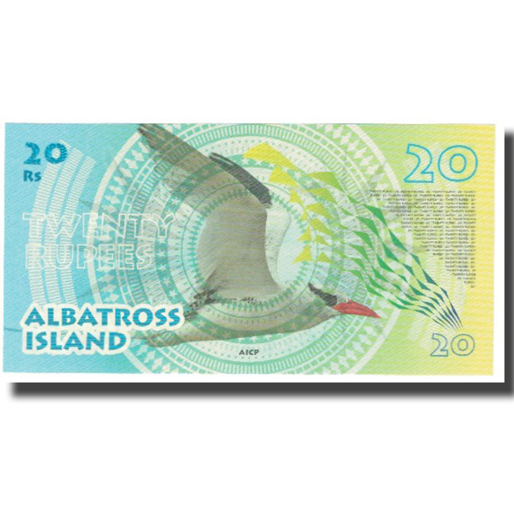 Banknot, Australia, 20 Rupees, 2016, ALBATROSS ISLAND, UNC(65-70)
