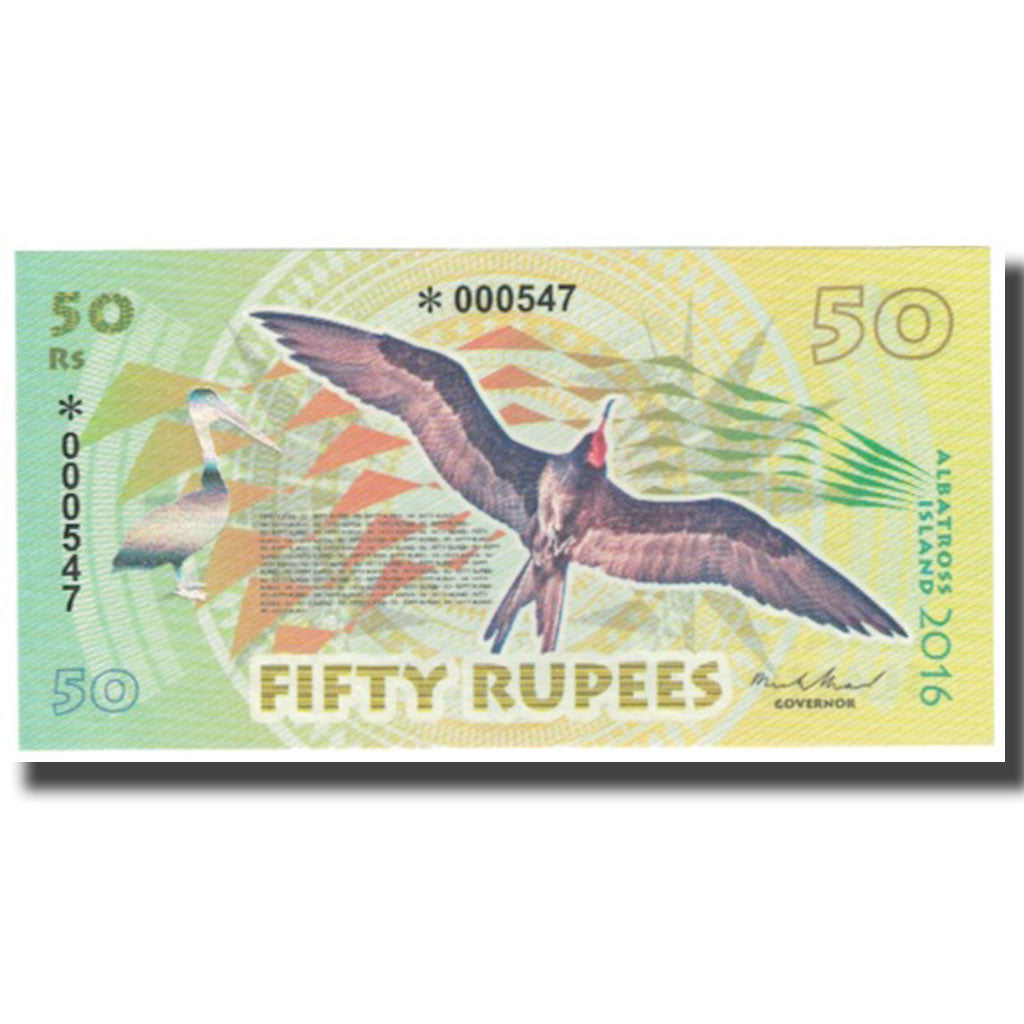 Billet, Australie, 50 Rupees, 2016, ALBATROSS ISLAND, NEUF
