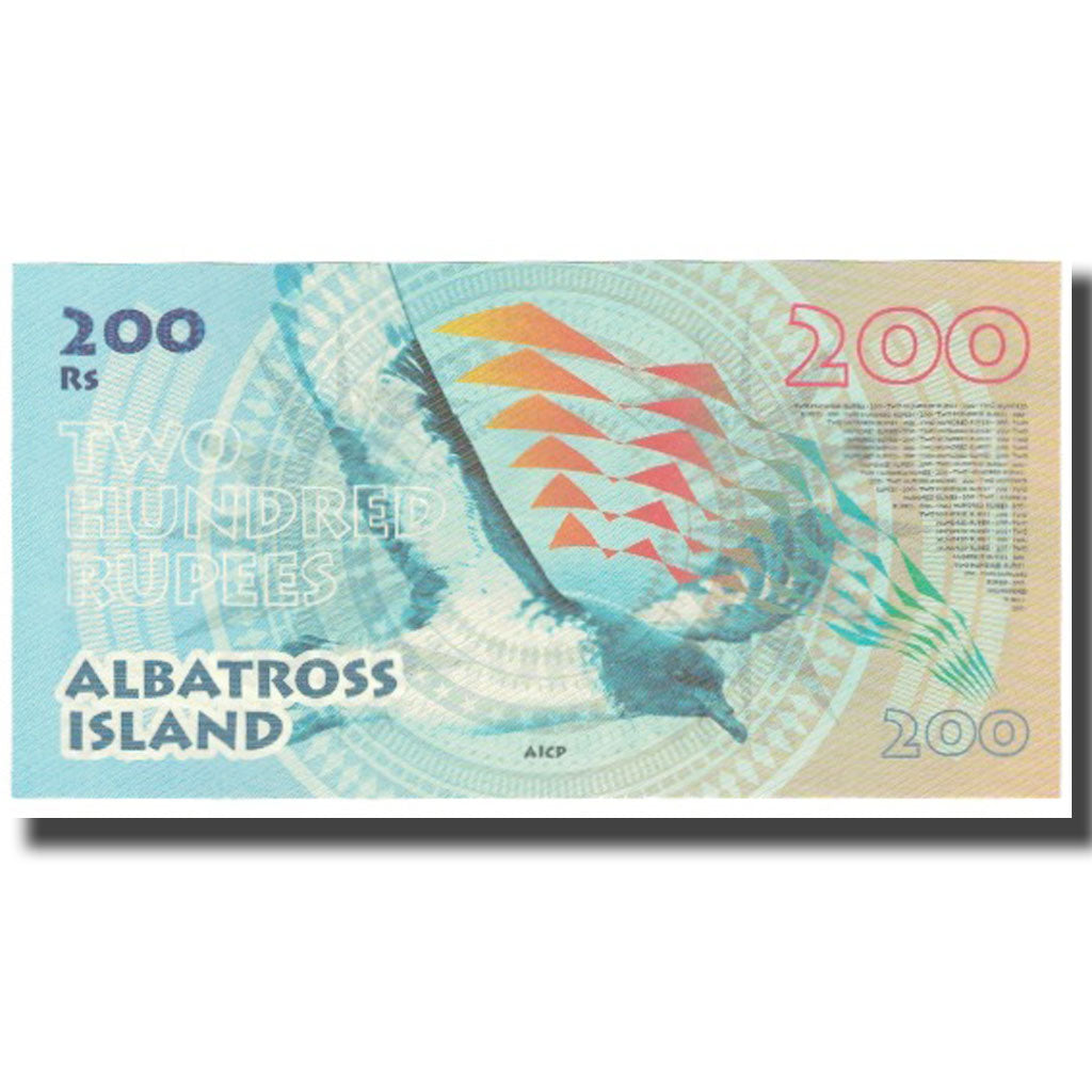 Nota, Austrália, 200 Rupees, 2016, ALBATROSS ISLAND, UNC(65-70)