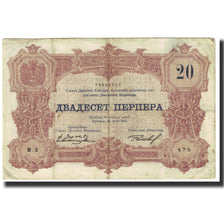 Banknote, Montenegro, 20 Perpera, 1914, 1914-07-25, KM:19, VF(20-25)