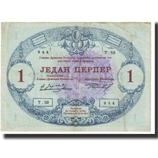 Billet, Montenegro, 1 Perper, 1914, 1914-07-25, KM:15, TTB