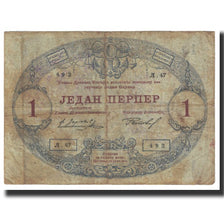 Banknote, Montenegro, 1 Perper, 1914, 1914-07-25, KM:15, VF(20-25)