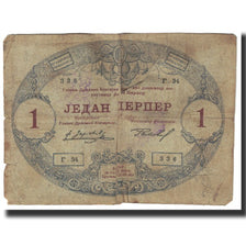 Banconote, Montenegro, 1 Perper, 1914, 1914-07-25, KM:15, MB