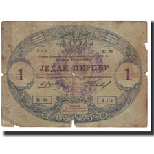 Banknote, Montenegro, 1 Perper, 1914, 1914-07-25, KM:15, VF(20-25)