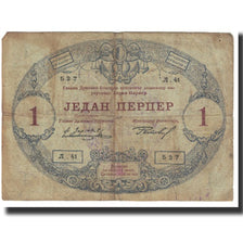 Geldschein, Montenegro, 1 Perper, 1914, 1914-07-25, KM:15, S