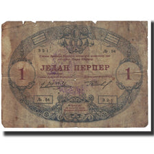 Banconote, Montenegro, 1 Perper, 1914, 1914-07-25, KM:15, MB