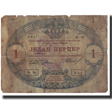 Banknot, Montenegro, 1 Perper, 1914, 1914-07-25, KM:15, VF(20-25)
