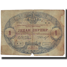Banknote, Montenegro, 1 Perper, 1914, 1914-07-25, KM:15, VF(20-25)