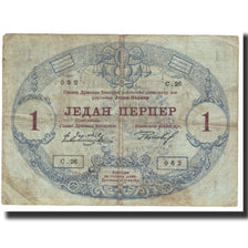 Banconote, Montenegro, 1 Perper, 1914, 1914-07-25, KM:15, MB