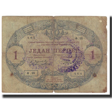Banconote, Montenegro, 1 Perper, 1914, 1914-07-25, KM:15, MB