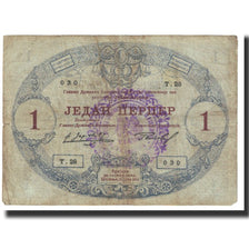 Banknote, Montenegro, 1 Perper, 1914, 1914-07-25, KM:15, VF(20-25)