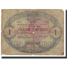 Banknote, Montenegro, 1 Perper, 1914, 1914-07-25, KM:15, VF(20-25)